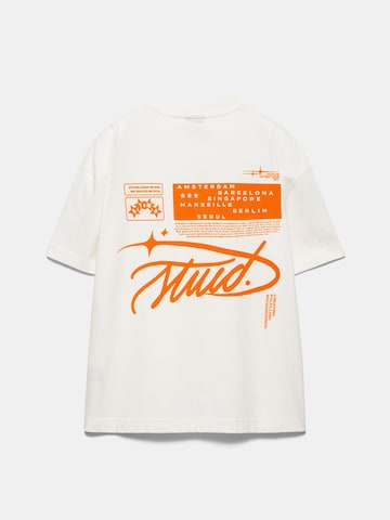 Pull&Bear Shirt 'STWD' in White