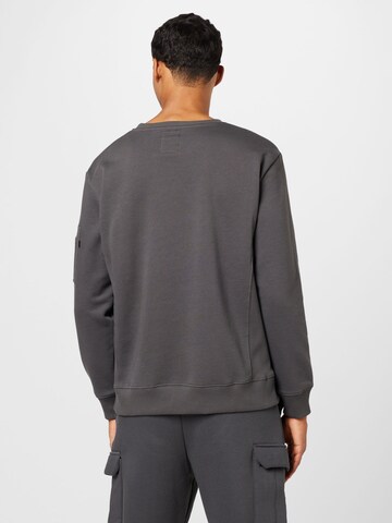 ALPHA INDUSTRIES - Sweatshirt em cinzento