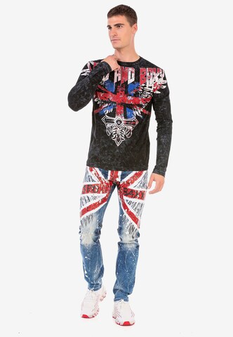 CIPO & BAXX Shirt in Zwart