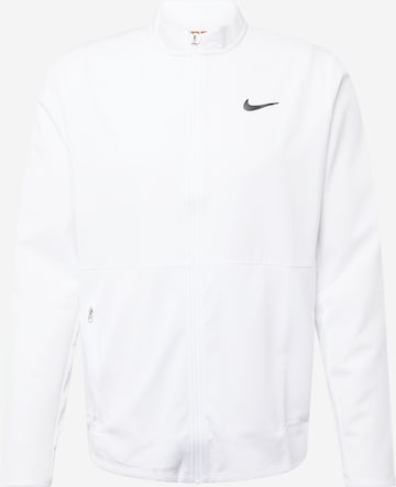 NIKE Trainingsjacke in Weiß: predná strana