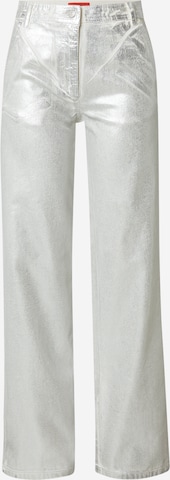 Largi Pantaloni 'BASILIO' de la MAX&Co. pe argintiu: față