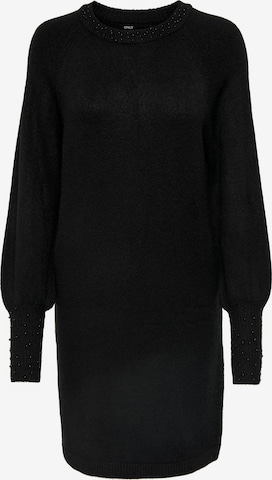 ONLY Knitted dress 'Alexis' in Black: front