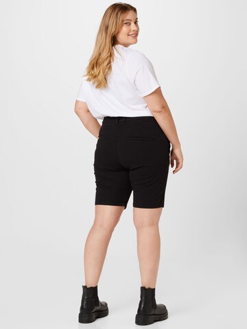 Selected Femme Curve Regular Панталон Chino 'MILEY' в черно