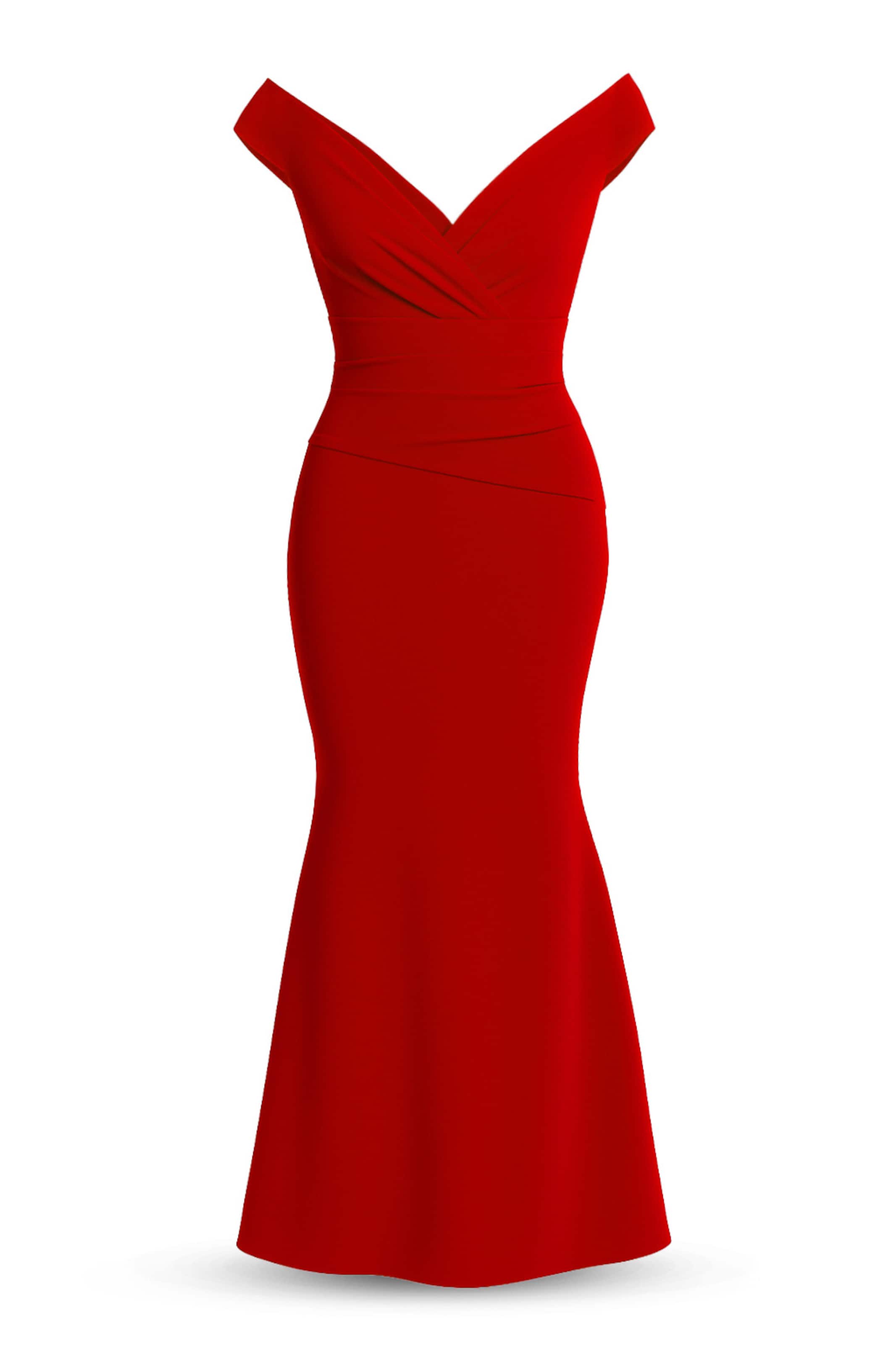 GODDIVA Kjole i rød, Produktvisning