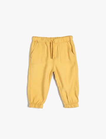 Koton Loose fit Trousers in Yellow: front