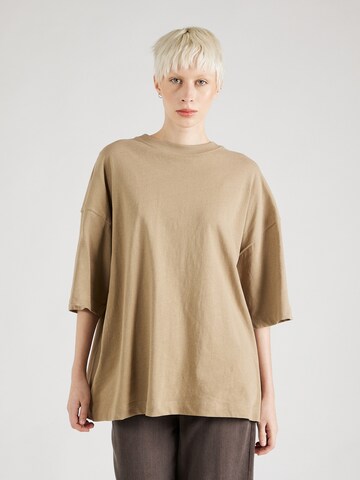 T-shirt TOPSHOP en beige : devant