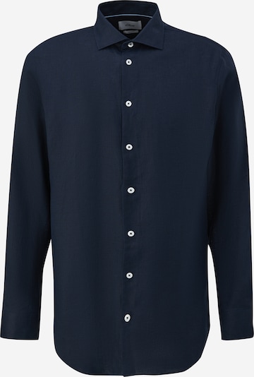 s.Oliver BLACK LABEL Overhemd in de kleur Navy, Productweergave
