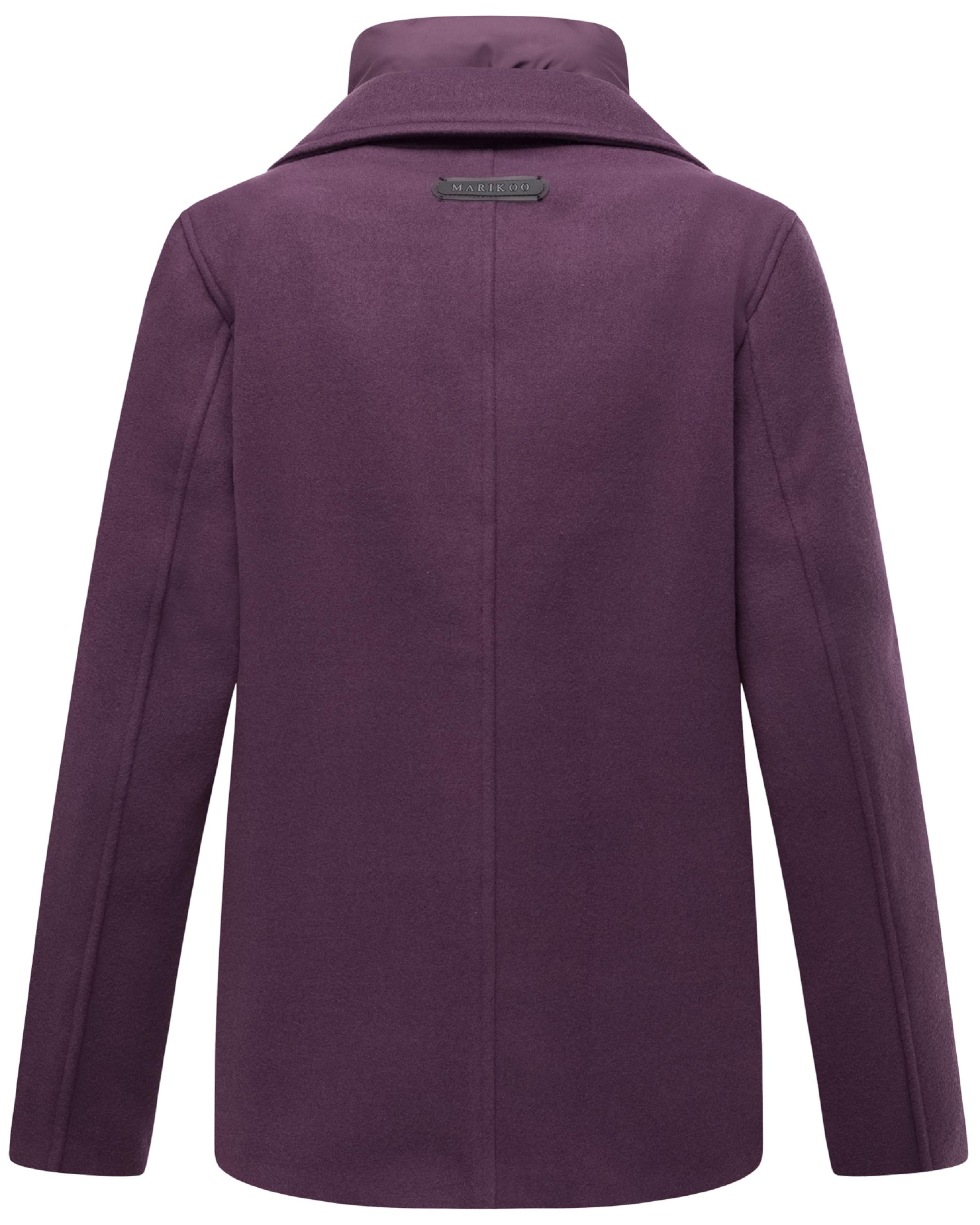 MARIKOO Overgangsfrakke i lilla