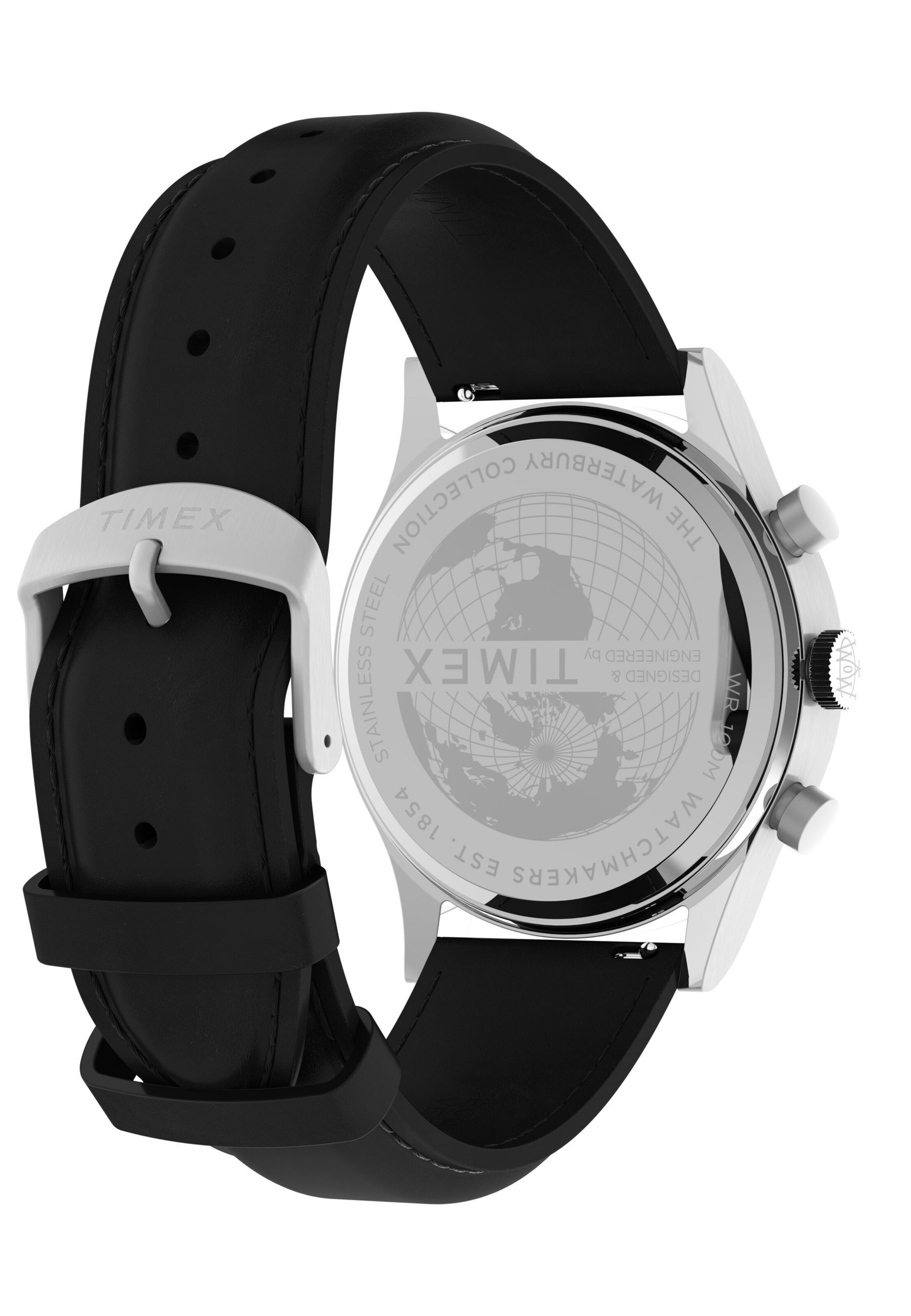 TIMEX Analoguhr in Schwarz