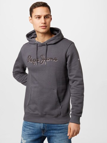 Pepe Jeans Sweatshirt 'RYAN' in Black: front