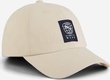Cappello da baseball di PUMA in beige: frontale