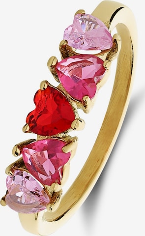 Lucardi Ring in Gold: front