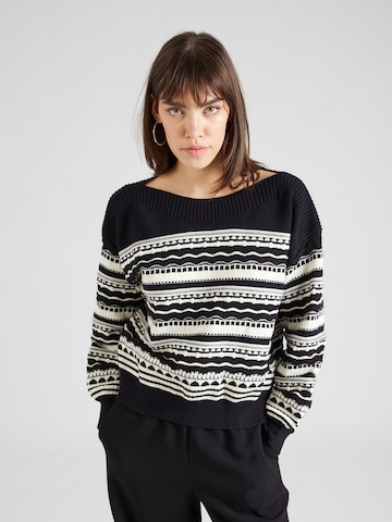 ABOUT YOU Пуловер 'Christina' в черно: отпред