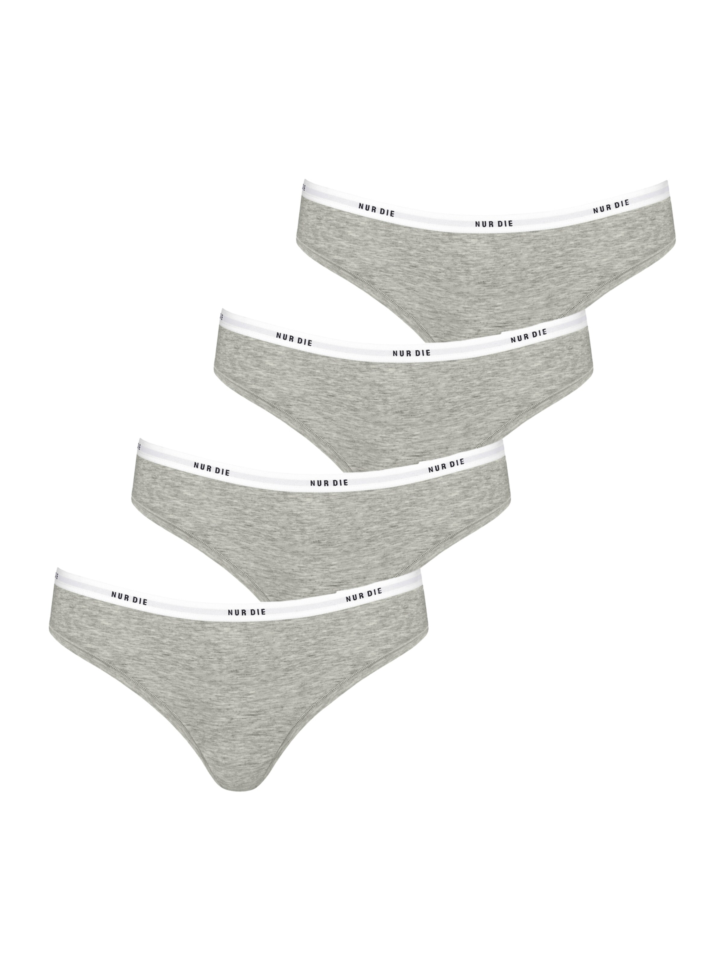 Nur Die Slip in Grijs: voorkant