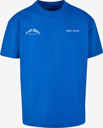 T-Shirt 'Barely Awake' Merchcode en bleu : devant