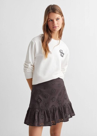 MANGO TEEN Skirt 'Antrif' in Grey: front