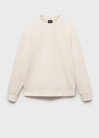 MANGO MAN Sweatshirt 'Nole' in Weiß: Vorderseite