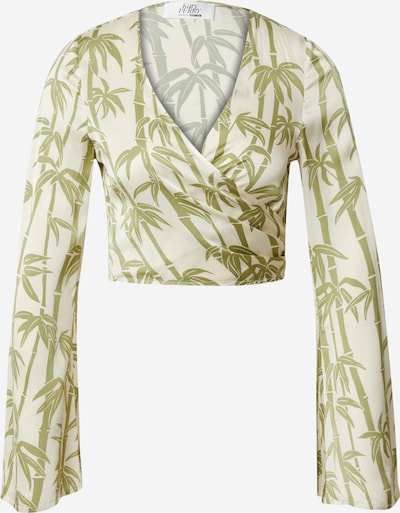 Katy Perry exclusive for ABOUT YOU Blouse 'Jolina' in Cream / Green, Item view