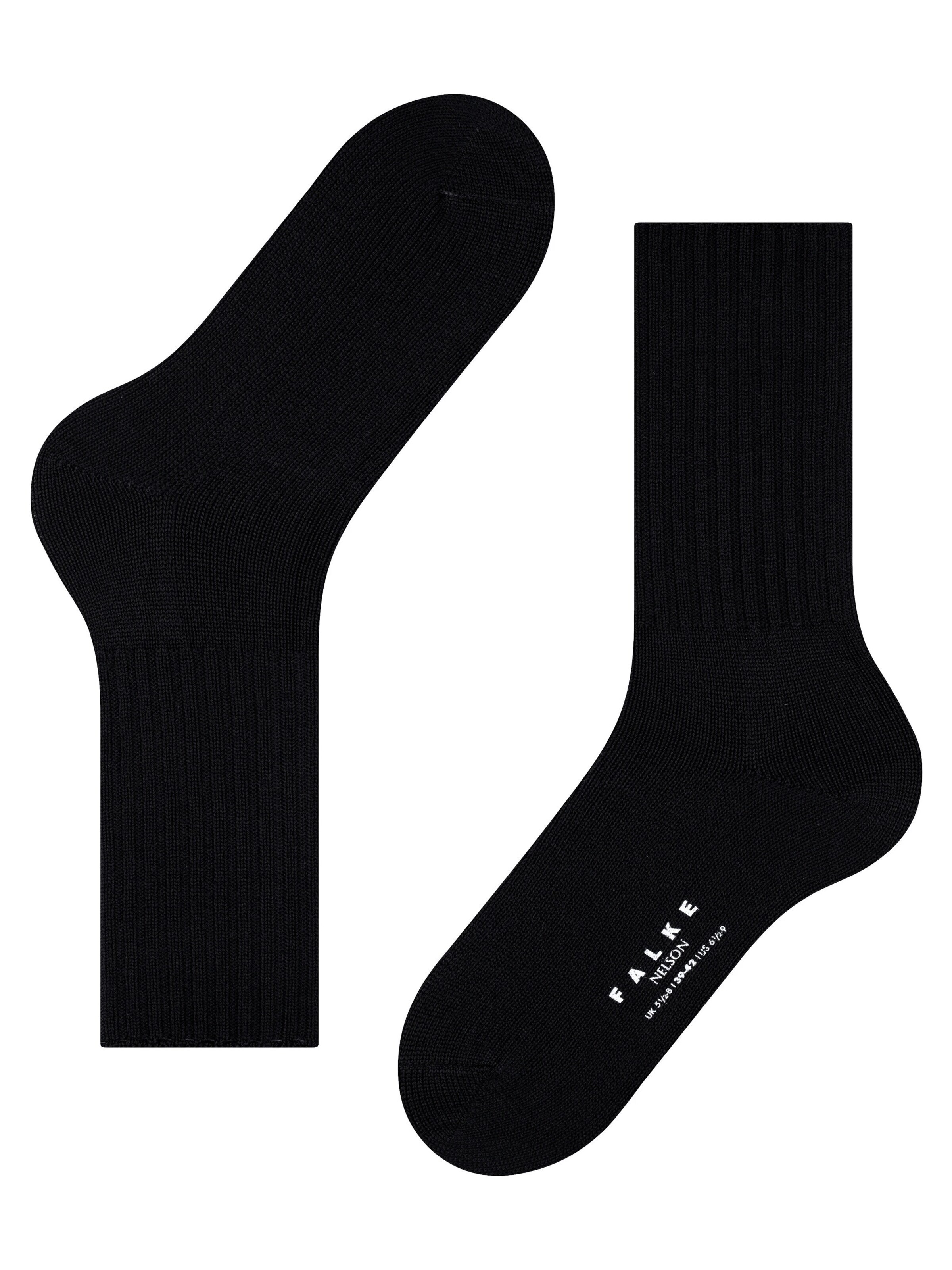 FALKE Socks 'Nelson' in Black