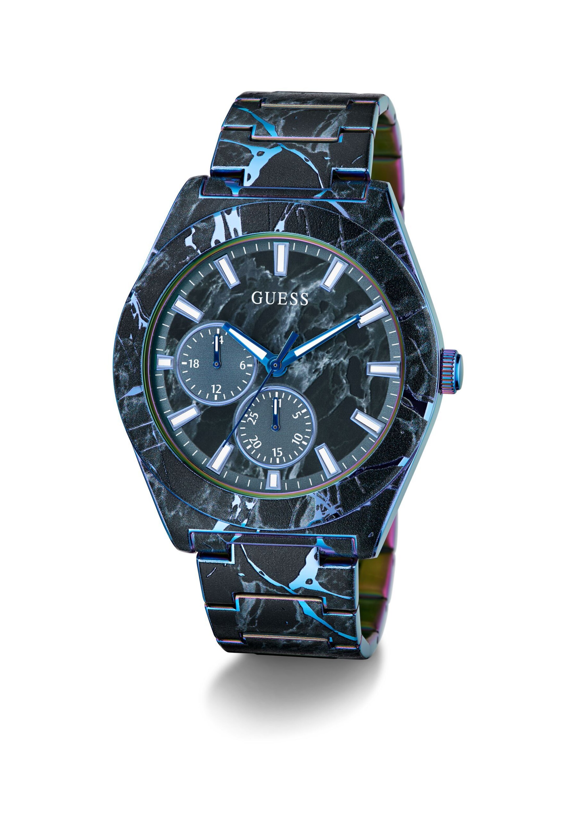 GUESS Analog Watch 'FLASH' in Black: front