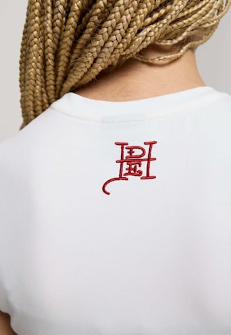 Ed Hardy T-Shirt 'Varsity Dragon' in Beige