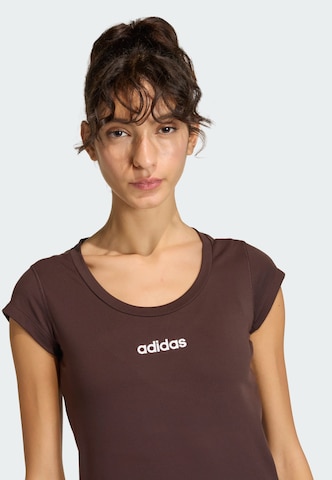 ADIDAS PERFORMANCE - Camiseta funcional 'Hyperglam' en marrón