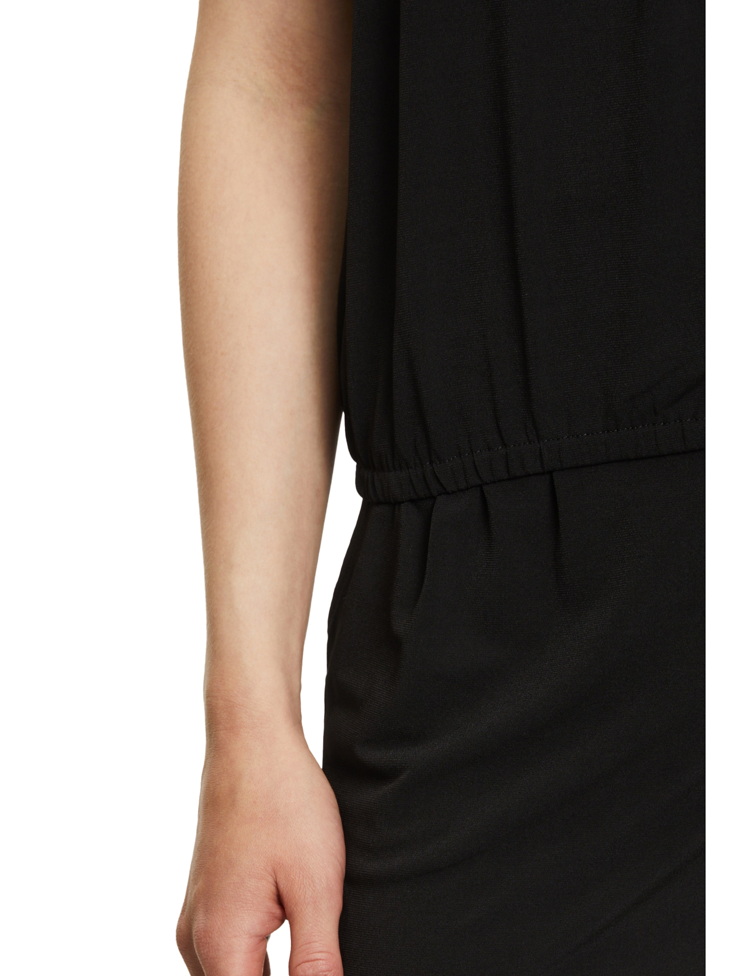 Frauen Große Größen Betty Barclay Rundhals-Shirt mit Gummizug in Schwarz - PJ41774 Frauen Große Größen Betty Barclay Rundhals-Shirt mit Gummizug in Schwarz - PJ41774