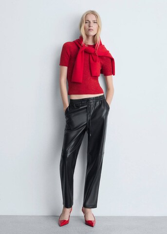 MANGO Regular Hose 'Apple' in Schwarz: Vorderseite