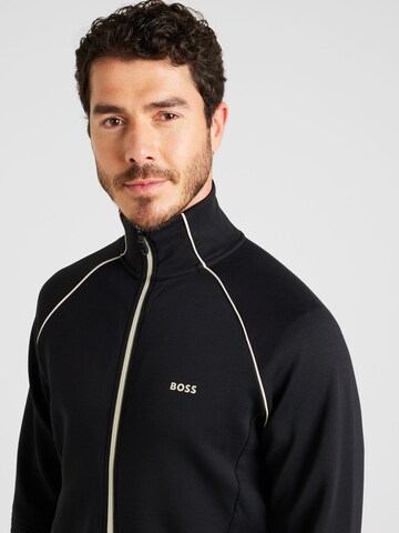 BOSS Zip-Up Hoodie 'Skaz 1' in Black