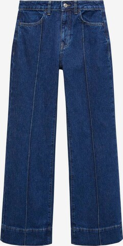 MANGO Zvonové kalhoty Džíny 'laila' – modrá: přední strana