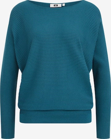 WE Fashion Sweater in Blue: front