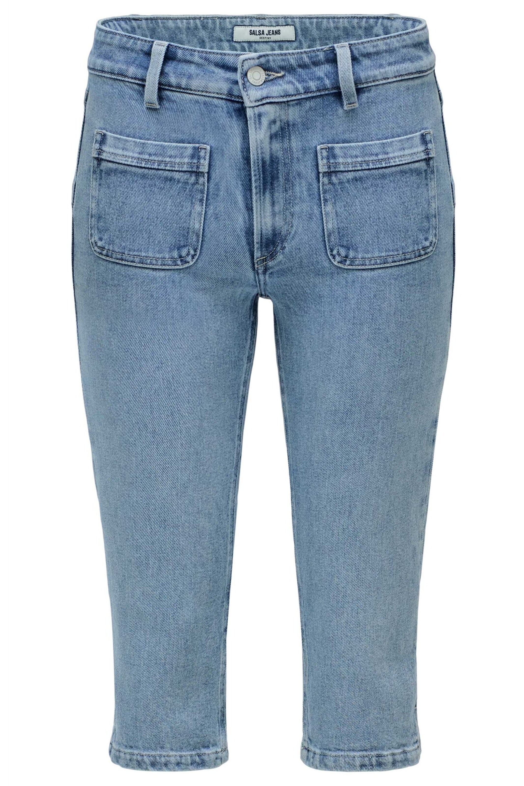 Shorts de bain Salsa Jeans en bleu : devant