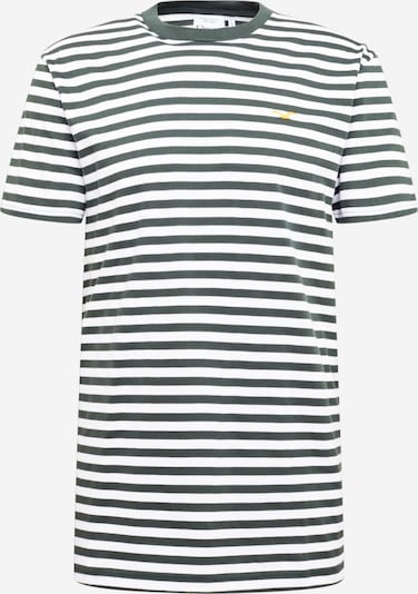 Cleptomanicx T-Shirt en vert foncé / blanc, Vue avec produit