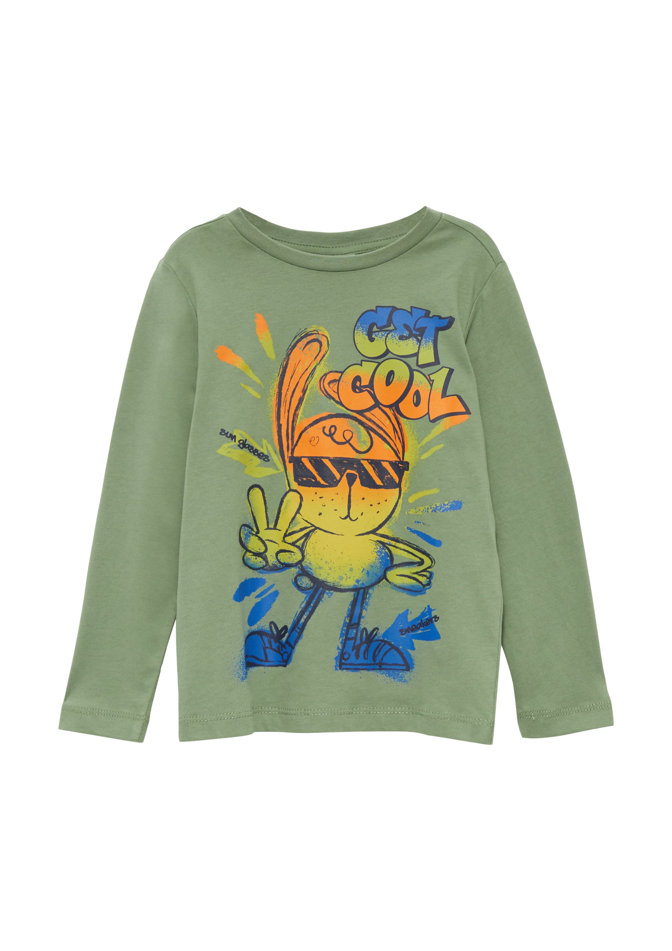 s.Oliver Shirt in Grün: Vorderseite