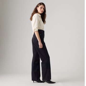 LEVI'S ® Laiad sääred Teksapüksid 'High Waisted Straight', värv must