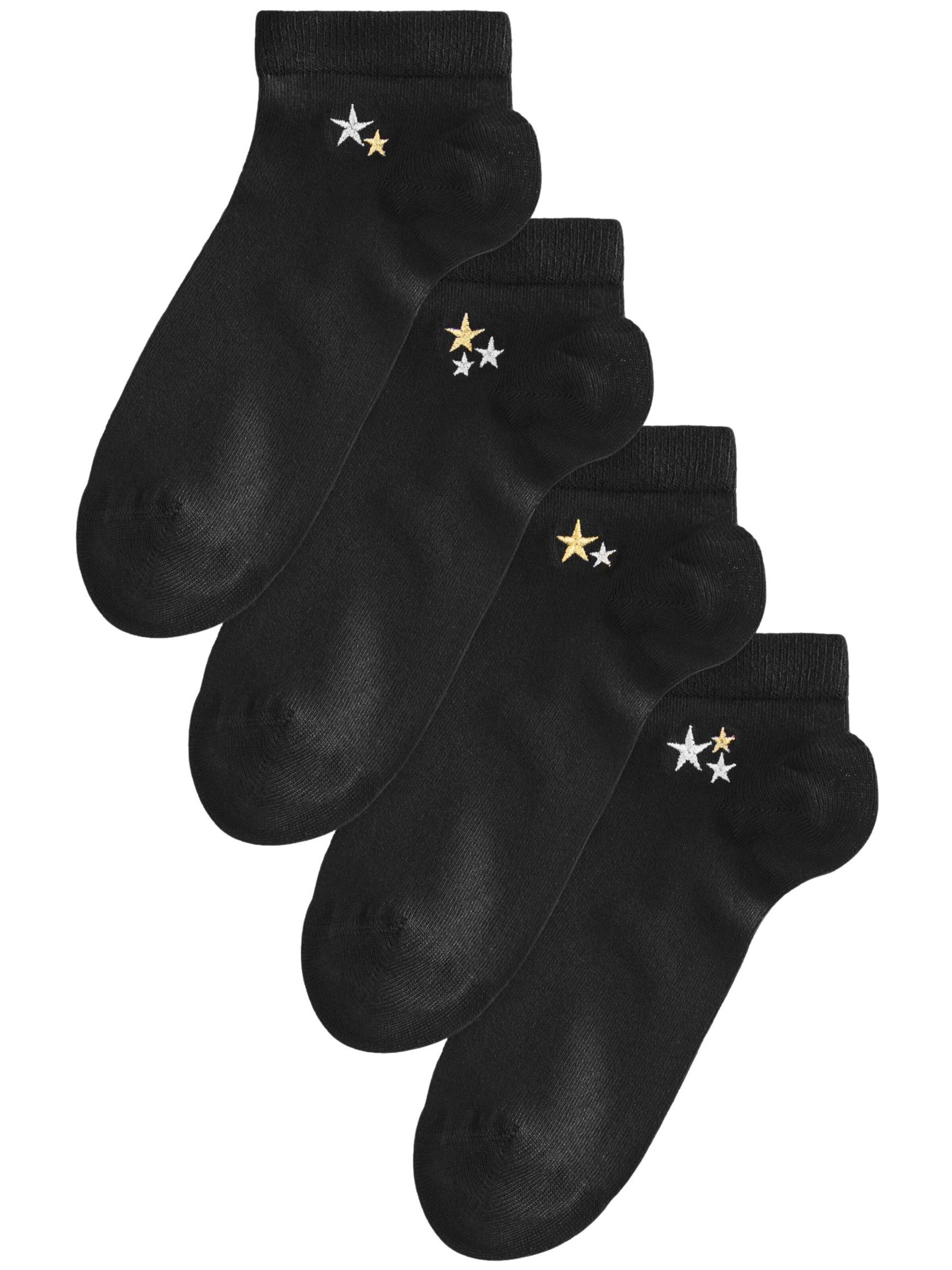 Next Socks in Black: front