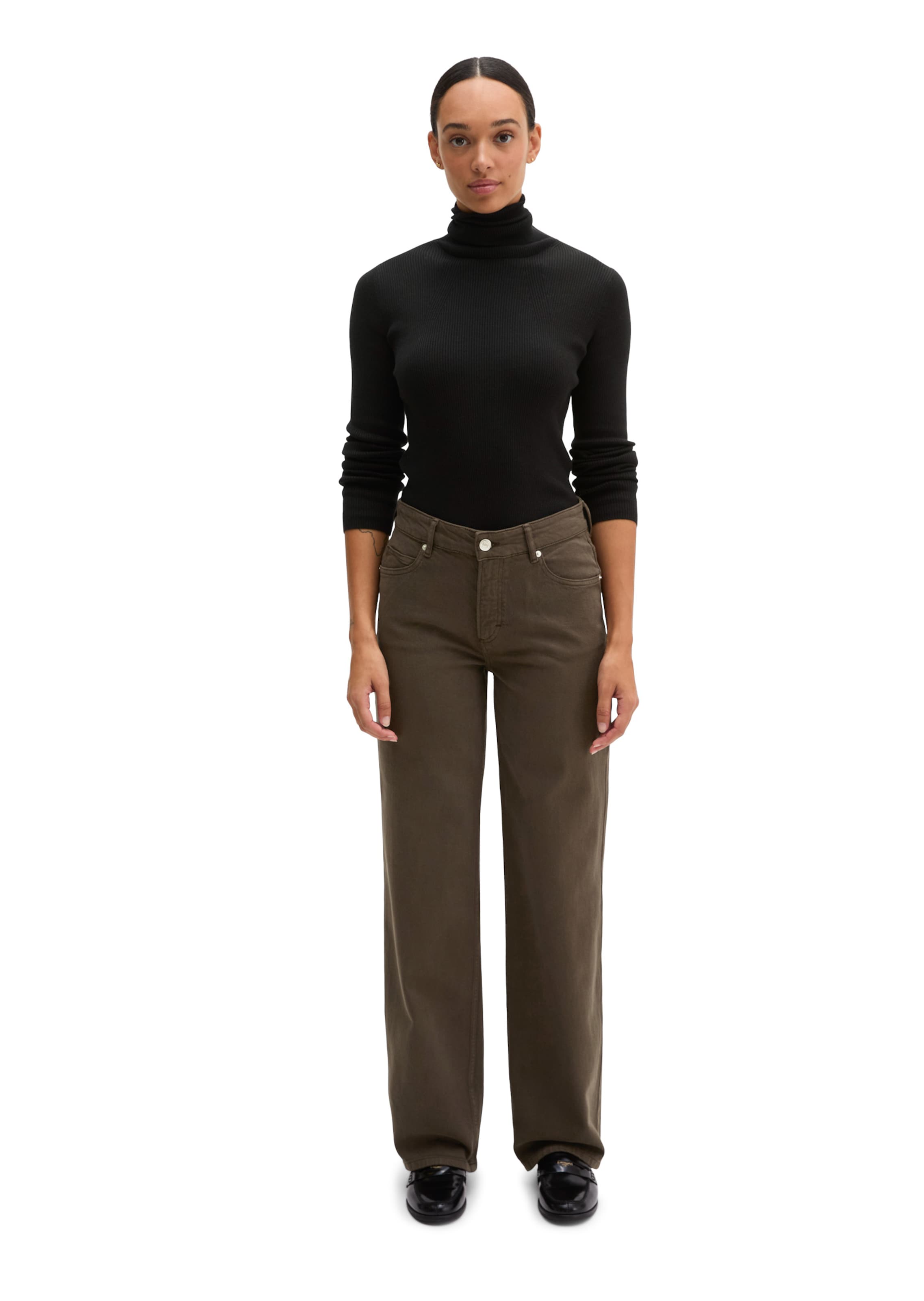 Loosefit Pantalon Marc O'Polo en marron