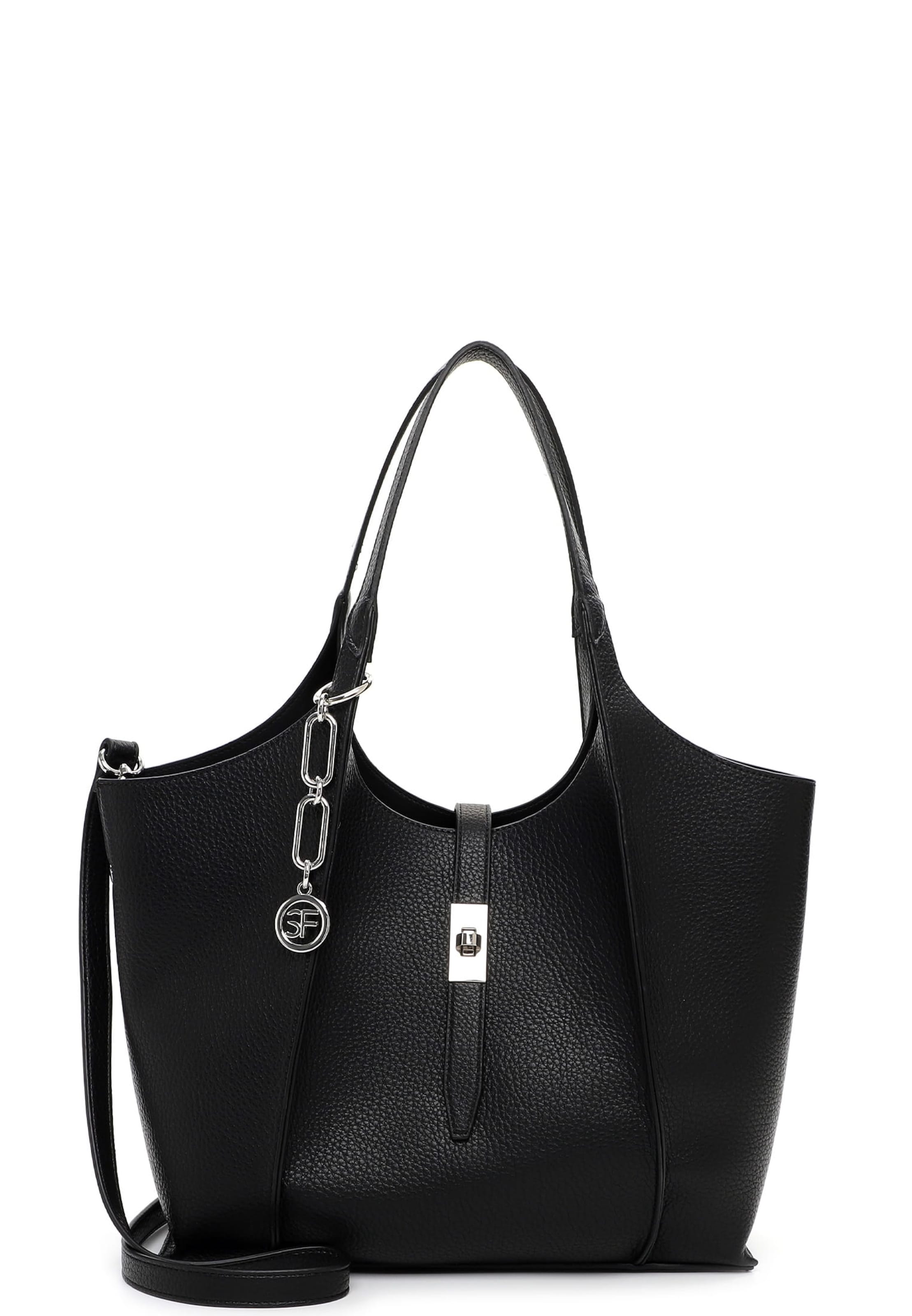 Suri Frey Shopper 'Daggy' in Zwart: voorkant