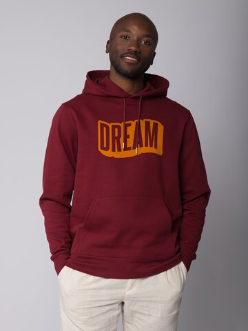 Felpa ' Dream ' di Watapparel in rosso: frontale