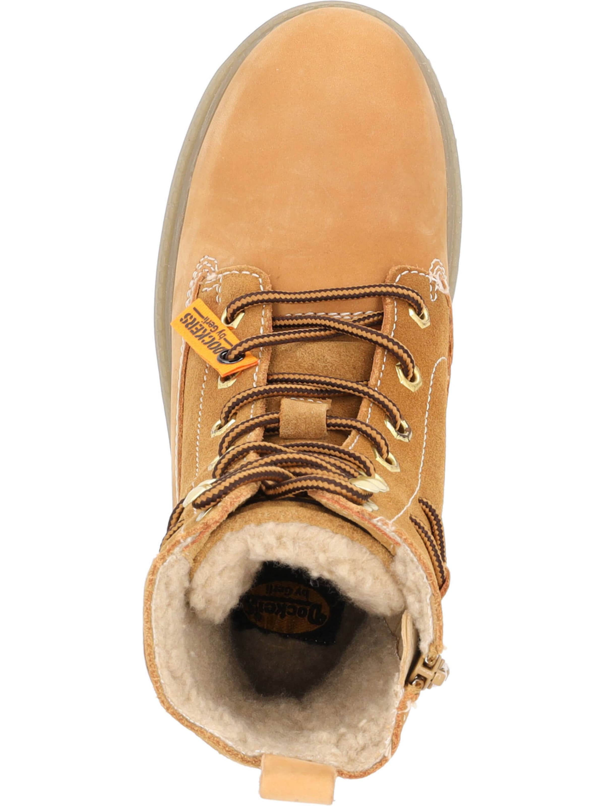 Dockers by Gerli Šněrovací kozačky – hnědá