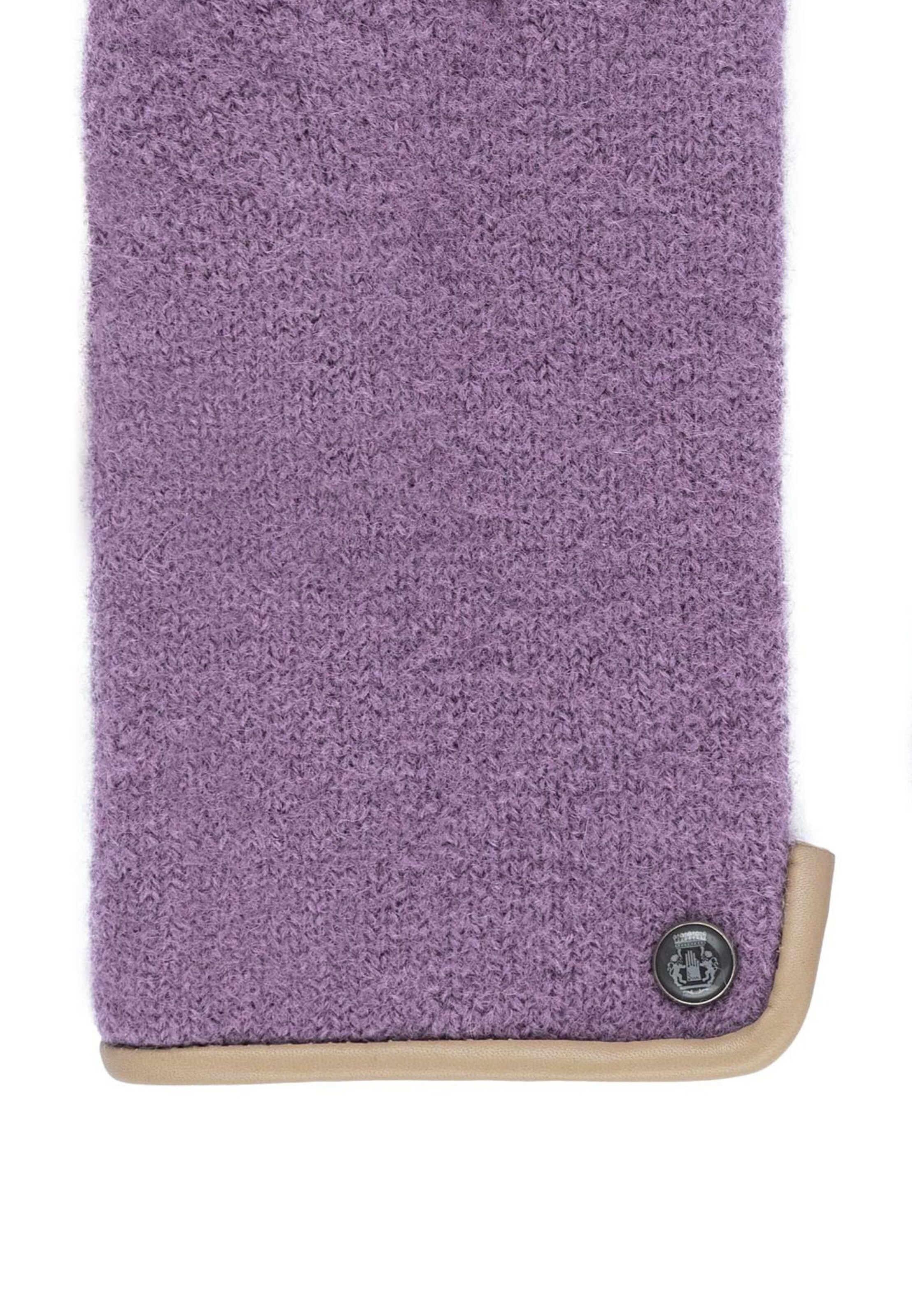 Roeckl Strickhandschuhe 'FELTED WOOL' in Lila