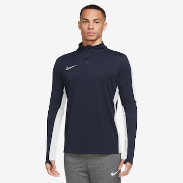 NIKE - Camisa funcionais 'Academy23' em azul: frente