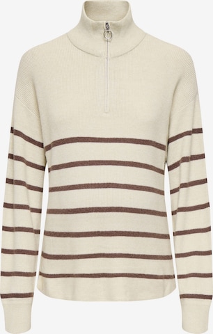 Only Maternity Trui 'OLMibi' in Beige: voorkant