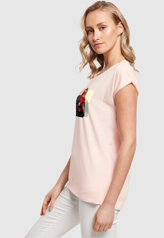 Merchcode Shirt 'Grand Red Girl' in Roze