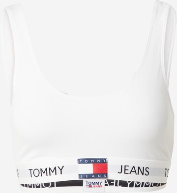 Tommy Jeans Bustier BH i hvid: forside