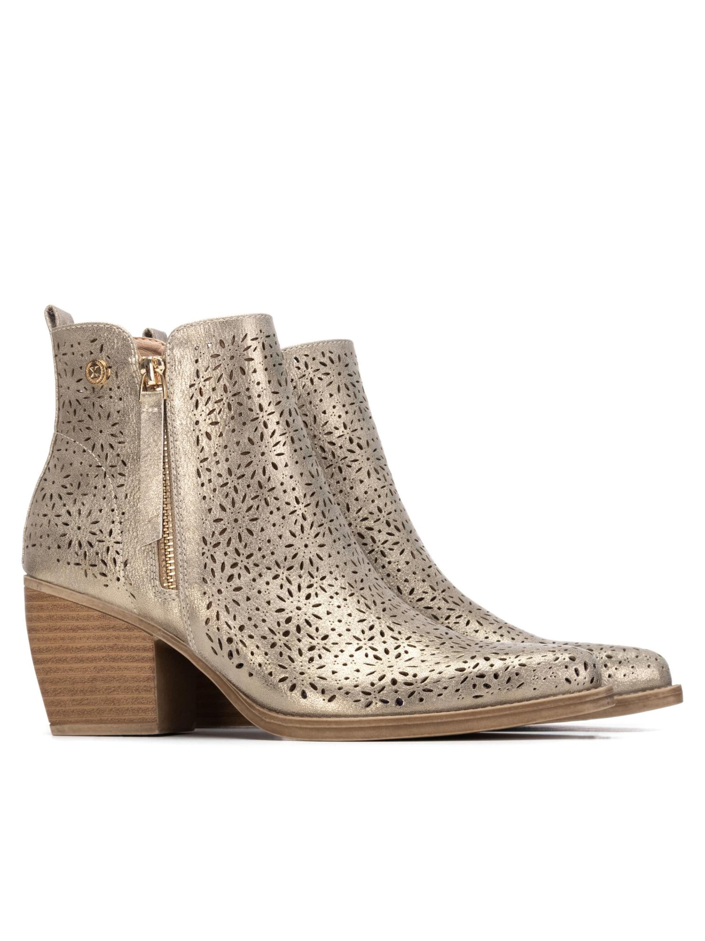 Xti Ankle Boots in Gold