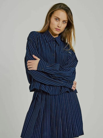 NORR Blouse 'Neo' in Blue: front