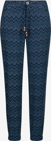 Ragwear Pants 'Talin Chevron' in Blue: front