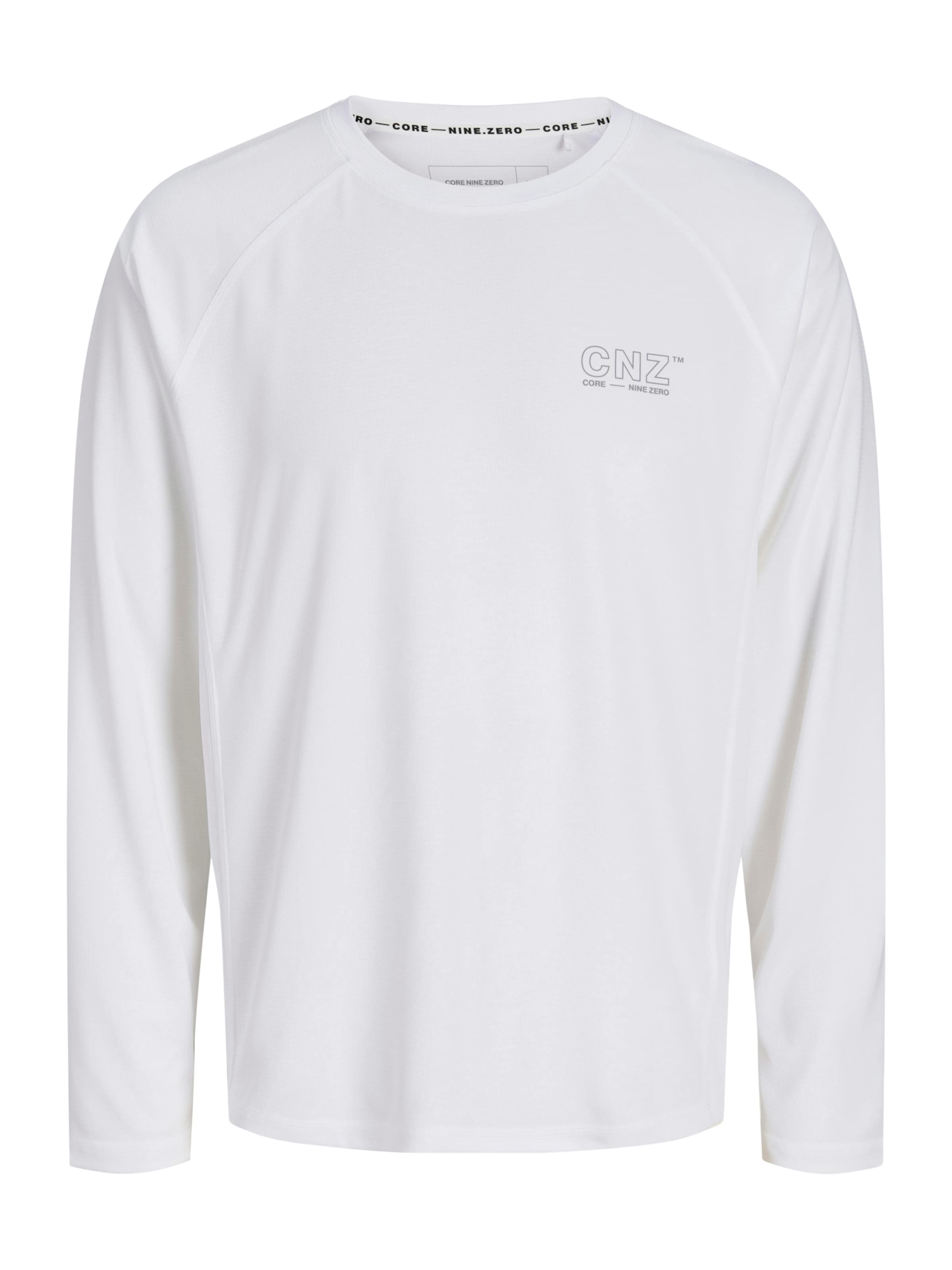 JACK & JONES Bluser & t-shirts 'JCOCNZ' i hvid: forside