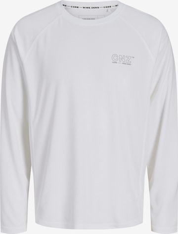 T-Shirt 'JCOCNZ' JACK & JONES en blanc : devant